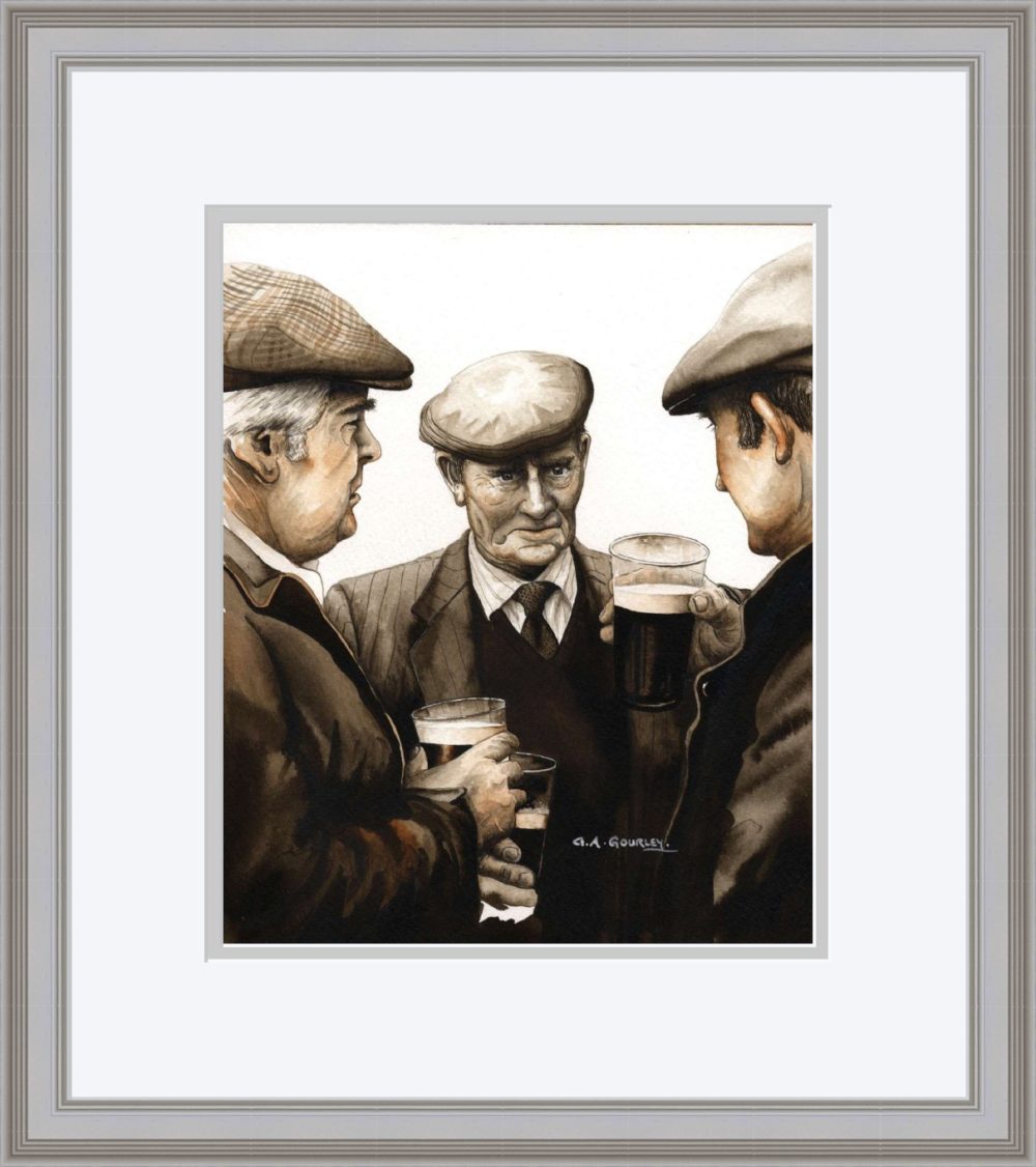Pint Drinkers (Medium) in L Grey Frame