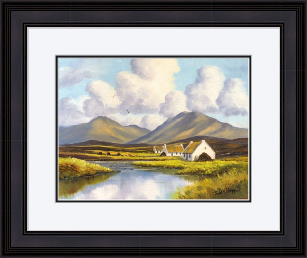 Recess County Galway Print (Large) in Black Frame