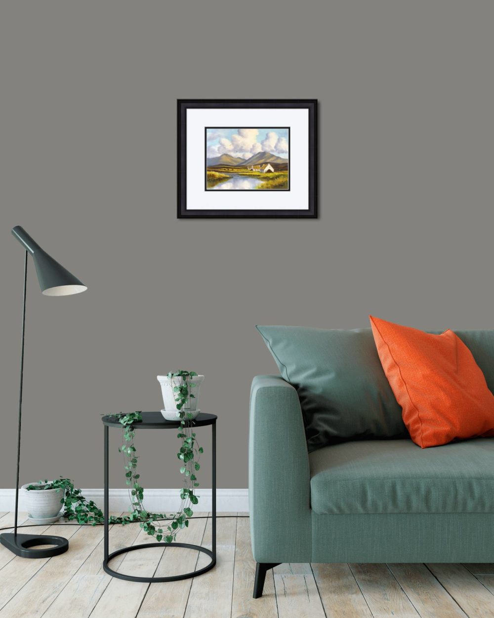 Recess County Galway Print (Small) in Black Frame in Room