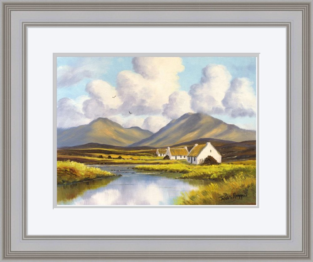 Recess County Galway Print (Large) in Grey Frame