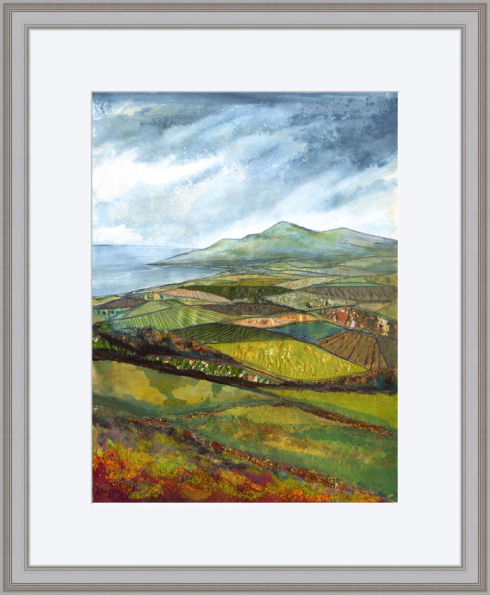 Mourne View Print in Grey Frame