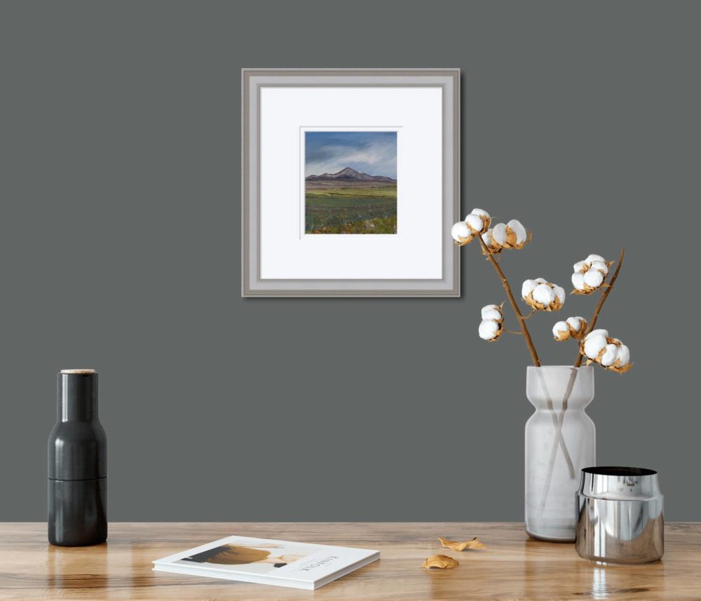 The Mournes in Grey Frame in room