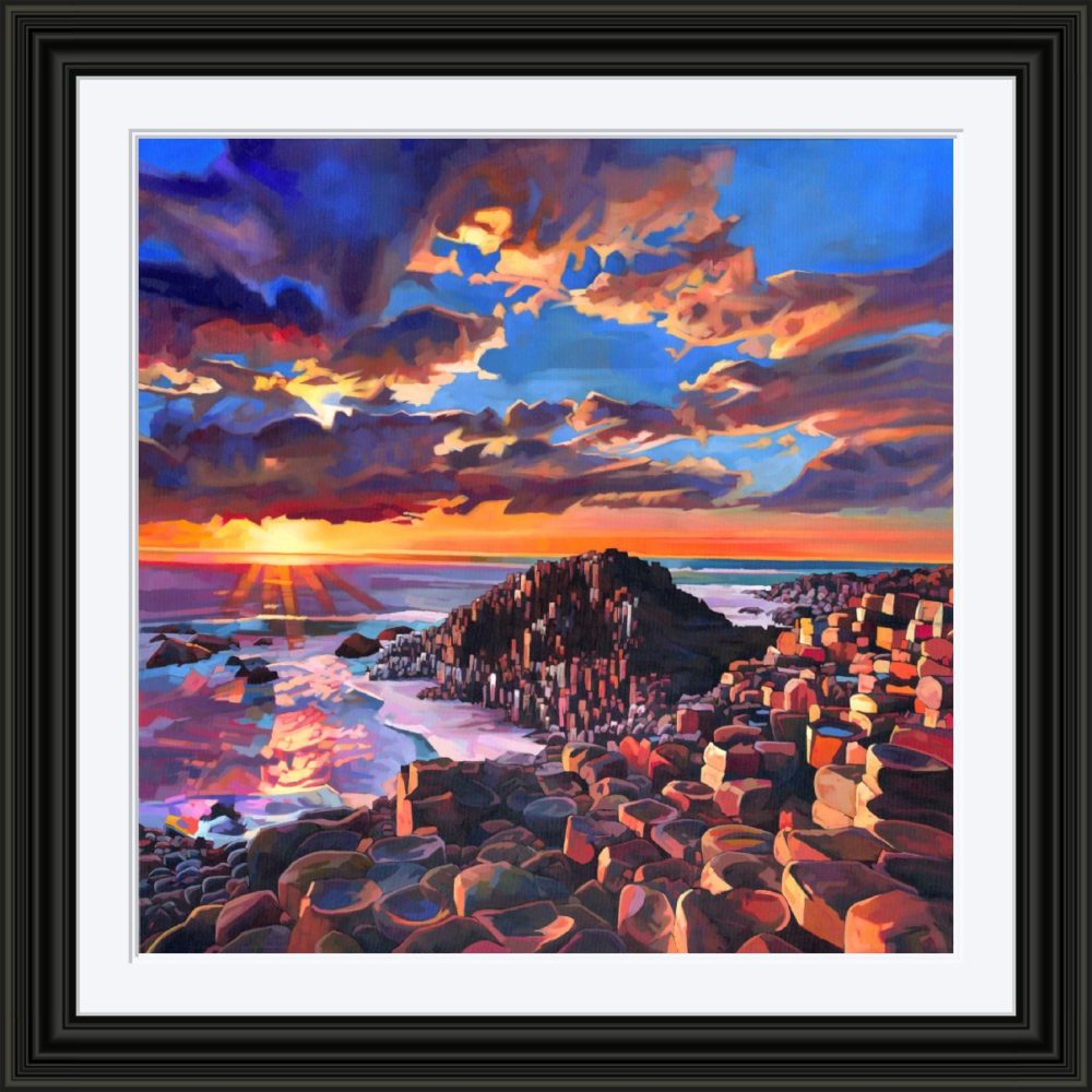 The Causeway in Black Frame