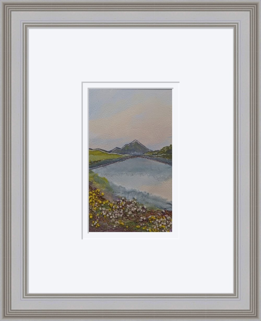 Errigal, Donegal In Grey Frame
