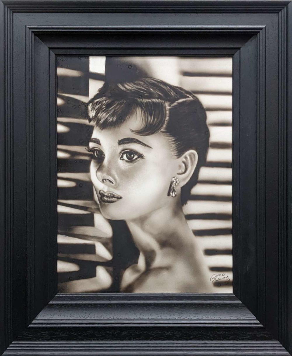 Audrey Hepburn In Black Frame