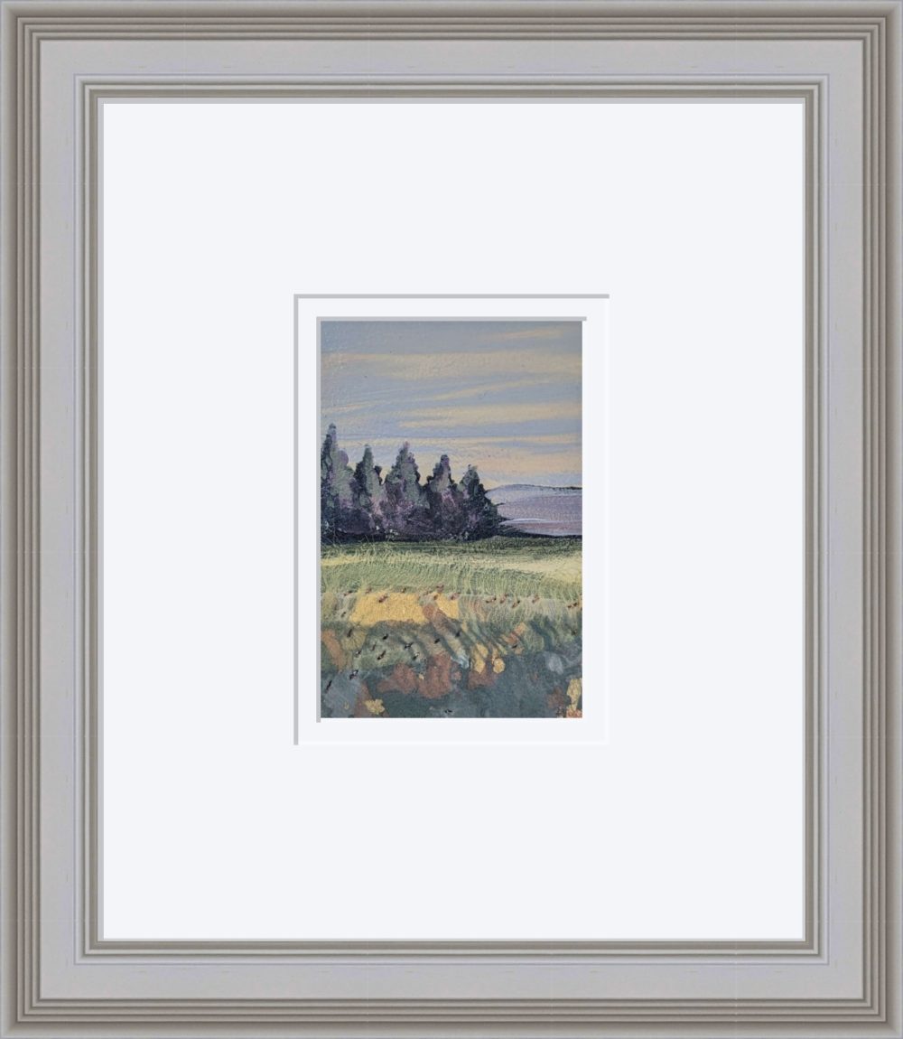 Forest's Edge In Grey Frame