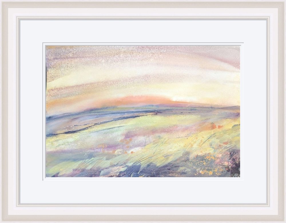 Summer Meadow In White Frame