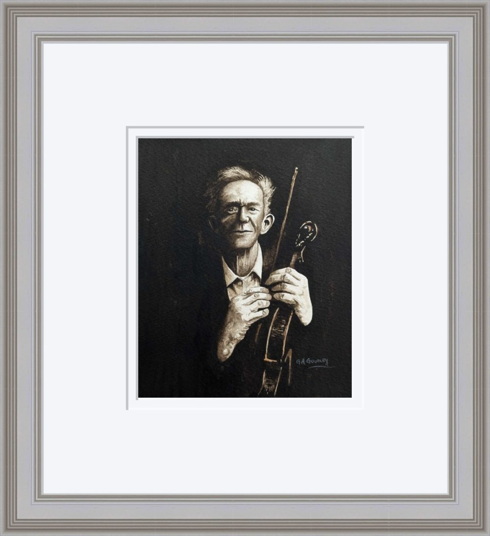 Fiddler In Grey Frame