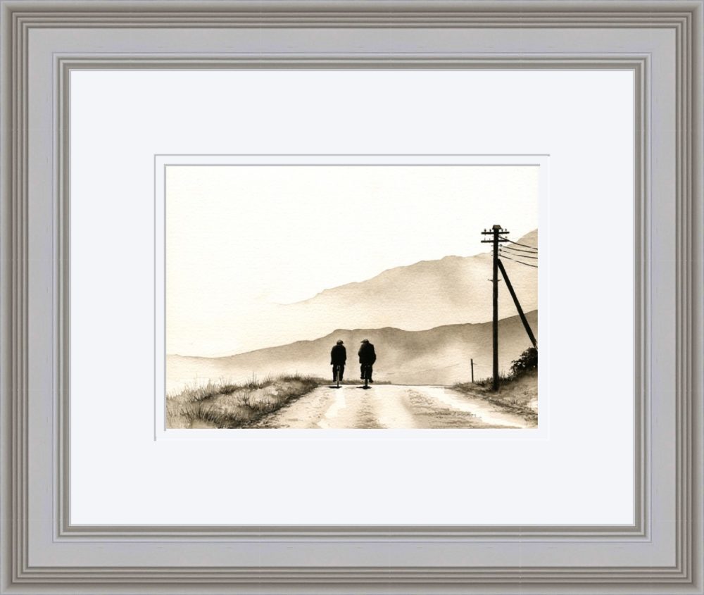 Two's Company In Grey Frame