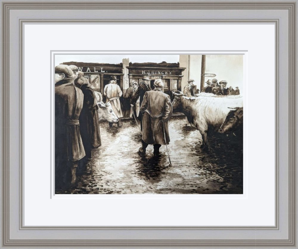 The Cattle Dealers In Grey Frame