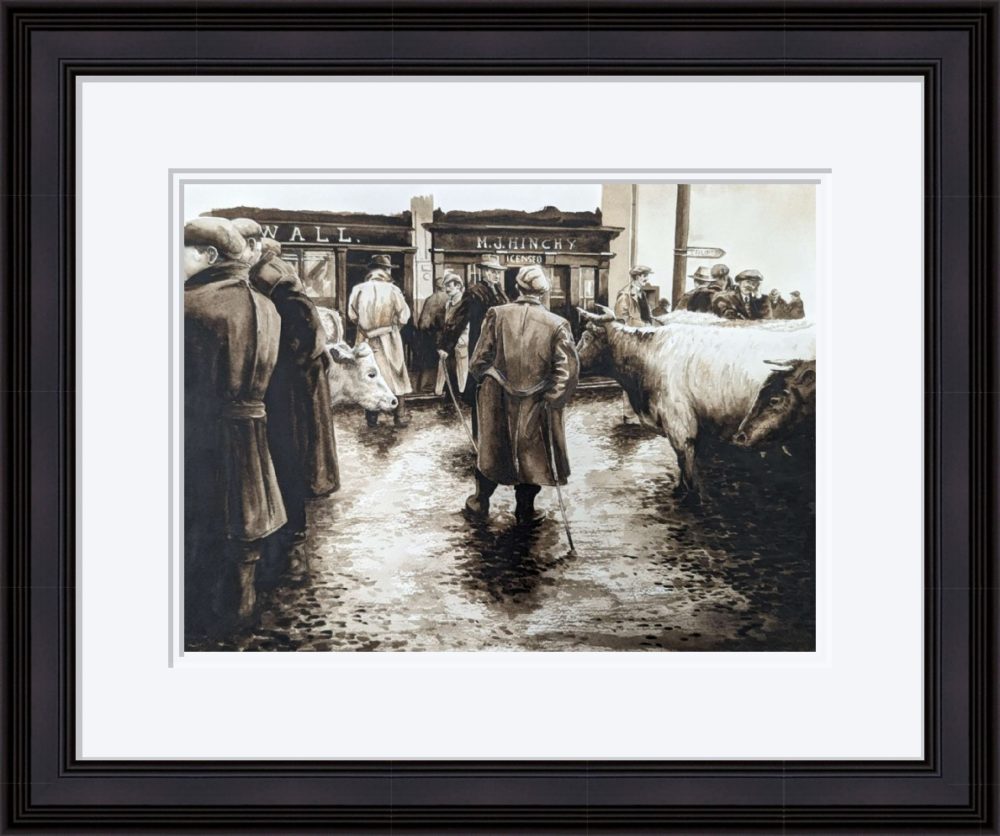 The Cattle Dealers In Black Frame