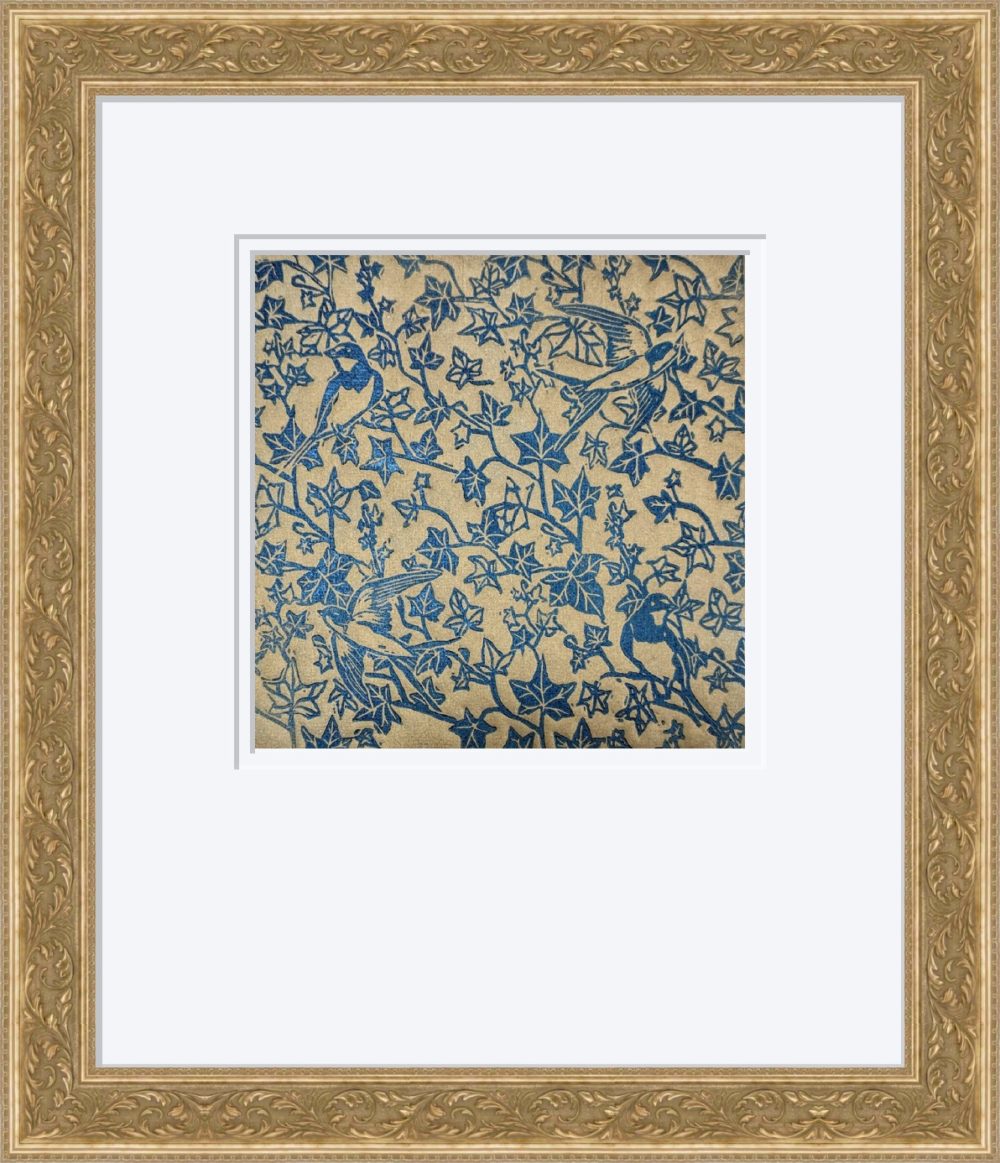 In The Ivy In Gold Frame