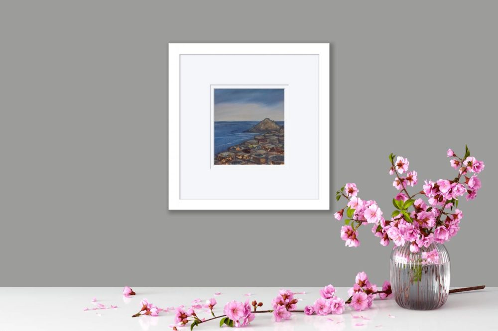 Giants Causeway In White Frame In Room